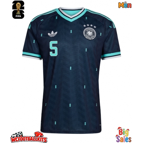 Germany Aleksandar Pavlovic #5 Replica Away Stadium Shirt World Cup 2026 Short Sleeve